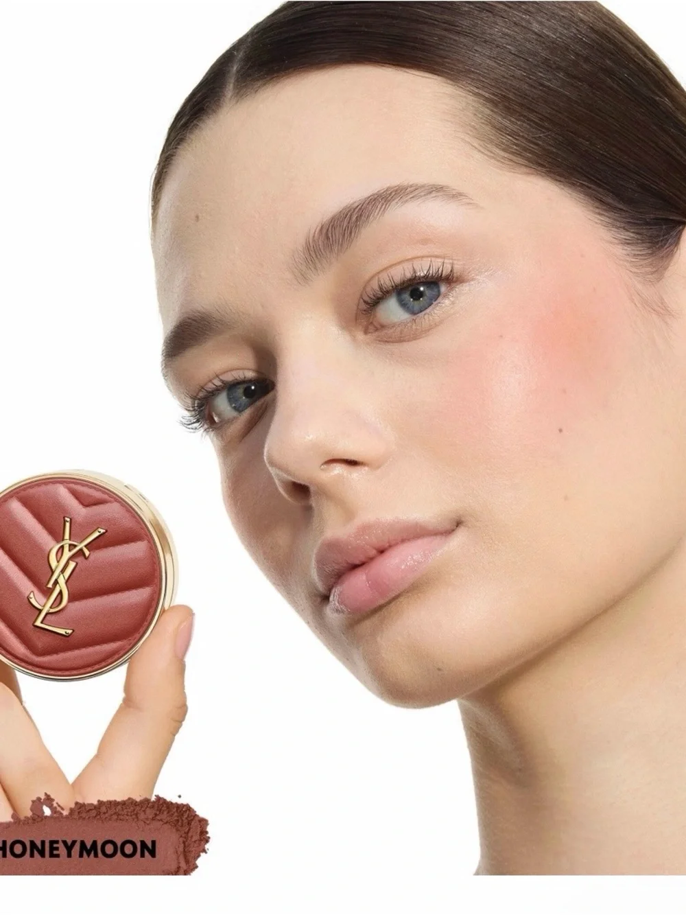 Yves Saint Laurent Make Me Blush 24H Buildable Powder Blush- 12 Honeymoon